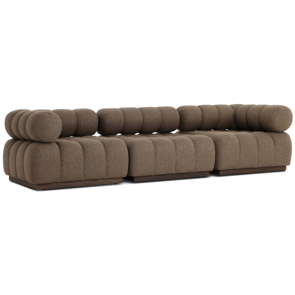 Roma 3 Piece Outdoor Sofa, Ellor Brown by Four Hands