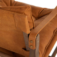 Lenz Leather Chair, Kennison Cognac