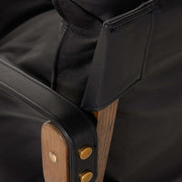 Lenz Leather Chair, Heirloom Black-Furniture - Chairs-High Fashion Home