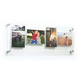 Single Acrylic Magnet Wall Frame - CHOOSE YOUR SIZE (Silver/Gold)-Frames-High Fashion Home