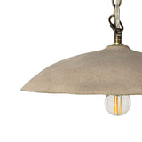 Organic Ceramic Pendant, Light Sand by Four Hands
