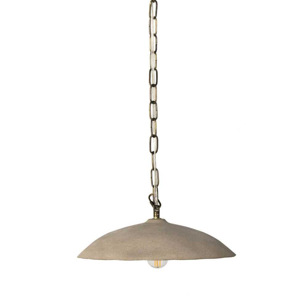 Organic Ceramic Pendant, Light Sand by Four Hands