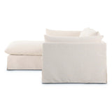 Habitat 2 Piece LAF 115" Sectional, Nomad Snow by Four Hands