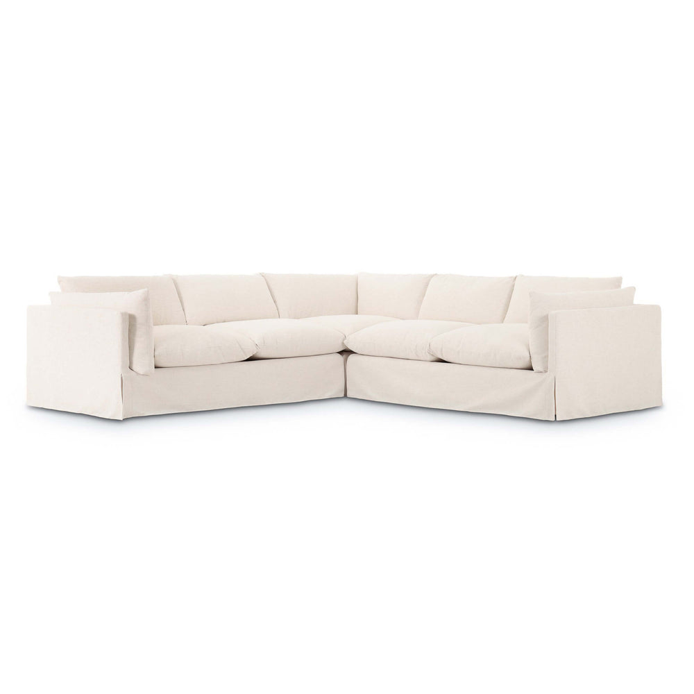 Habitat 3 Piece Sectional, Nomad Snow by Four Hands