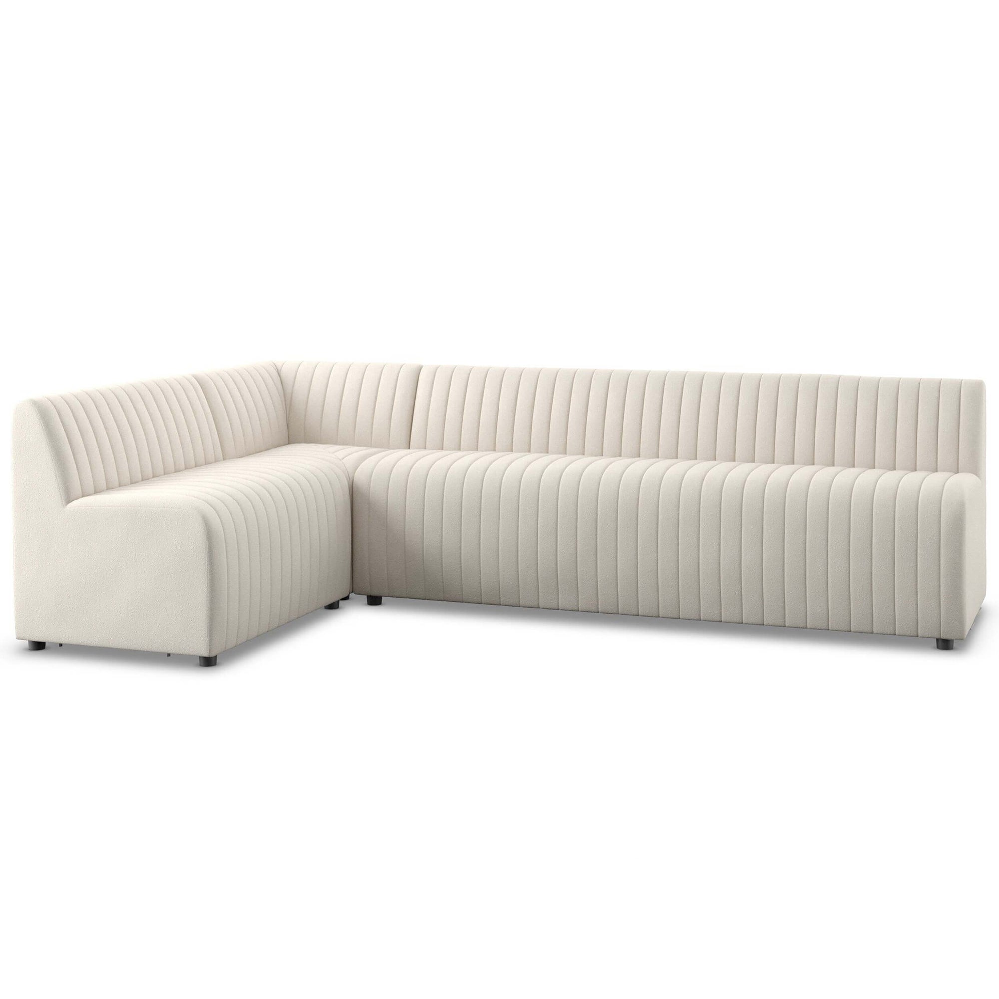 home fashion Aurelia Dining Banquette L-Shape Broadway Coffee by