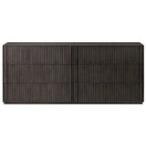 Leo 6 Drawer Dresser, Smoked Black-Furniture - Storage-High Fashion Home