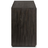 Leo 6 Drawer Dresser, Smoked Black-Furniture - Storage-High Fashion Home