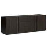 Leo Media Console, Smoked Black by Four Hands