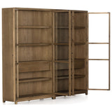 Millie Double Cabinet, Drifted Oak Veneer by Four Hands — OPN_1 interior