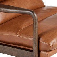 Rhodes Leather Chair, Dakota Tobacco