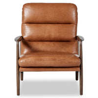 Rhodes Leather Chair, Dakota Tobacco