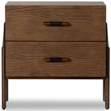 Halston Nightstand, Brown Ash-Furniture - Bedroom-High Fashion Home