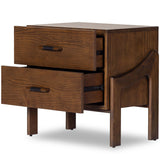 Halston Nightstand, Brown Ash-Furniture - Bedroom-High Fashion Home