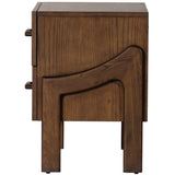 Halston Nightstand, Brown Ash-Furniture - Bedroom-High Fashion Home