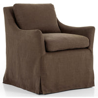 Monette Slipcover Dining Chair, Brussels Coffee, Set of 2