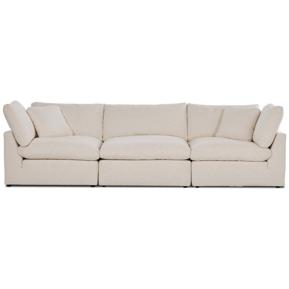 Stevie 3 Piece Sectional, Nomad Snow by Four Hands