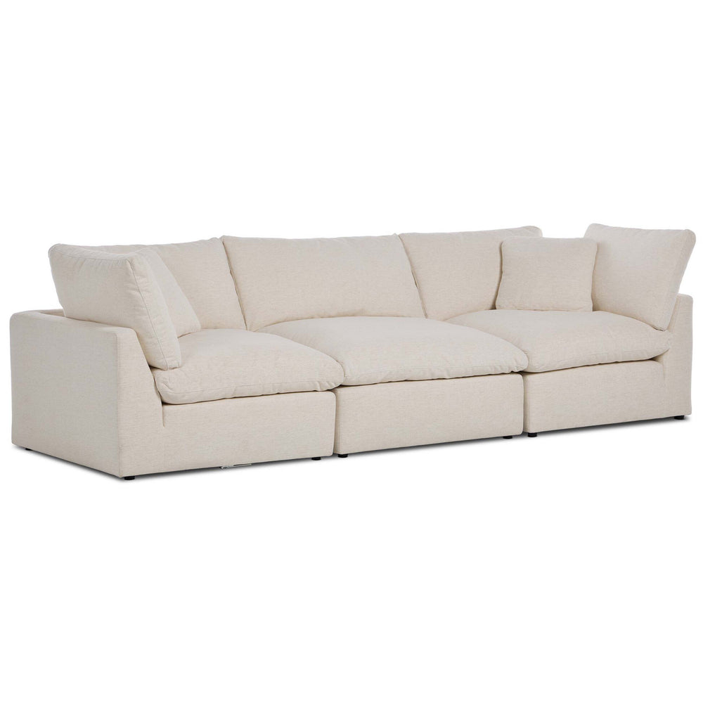Stevie 3 Piece Sectional, Nomad Snow by Four Hands