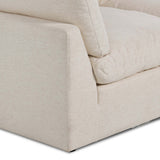 Stevie 4 Piece Sectional w/ Ottoman, Nomad Snow by Four Hands