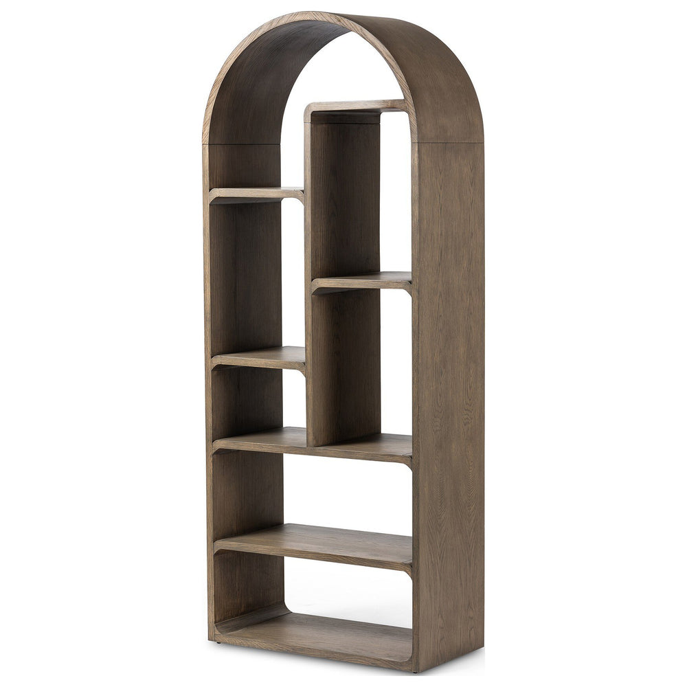 Risa Bookcase, Lamont Natural Oak Veneer by Four Hands — PRM_1