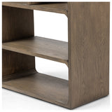 Risa Bookcase, Lamont Natural Oak Veneer by Four Hands — DET_1