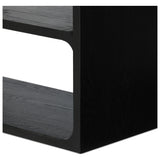 Risa Bookcase, Brushed Ebony Oak Veneer by Four Hands — DET_1