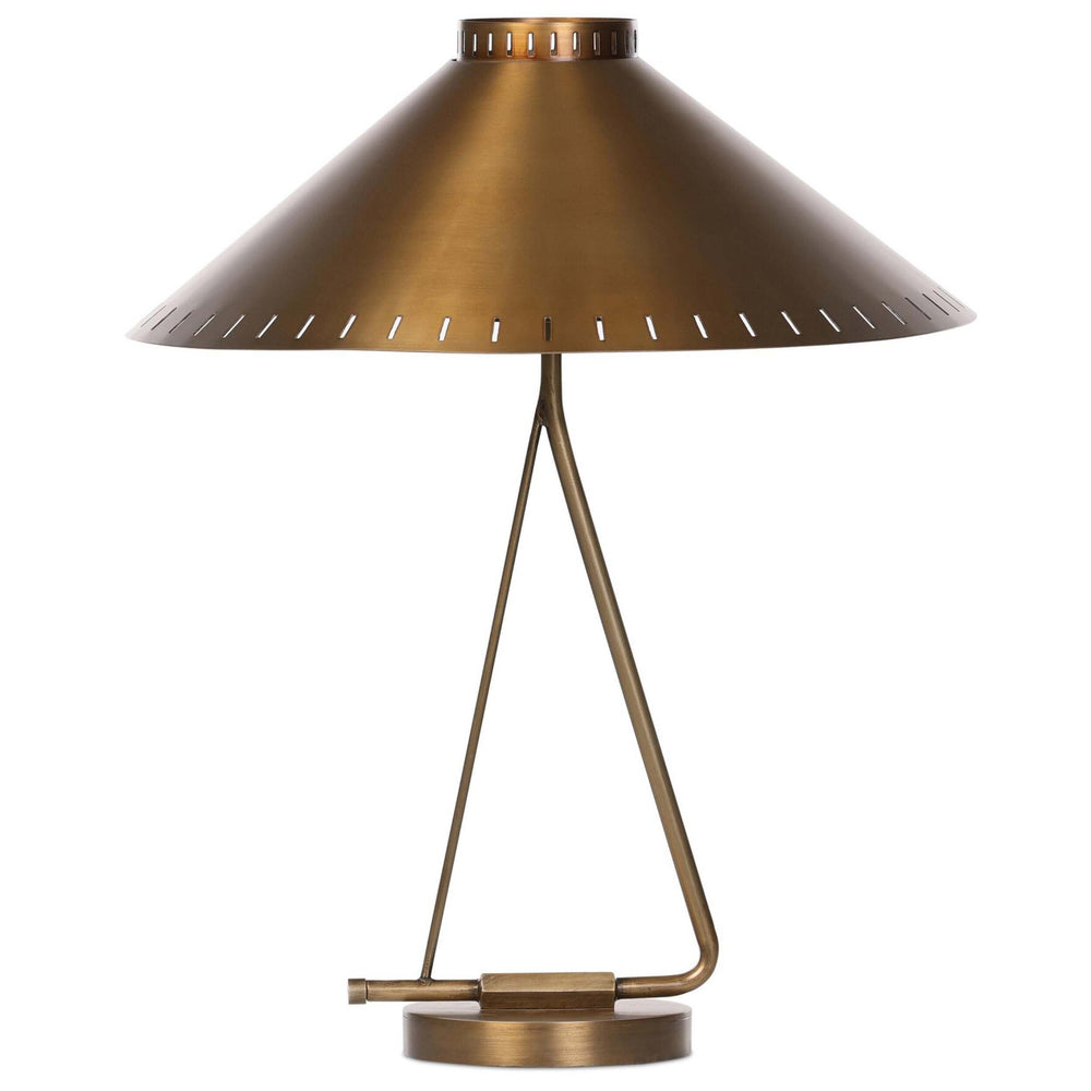 Egon Table Lamp, Antique Brass by Four Hands