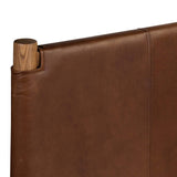 Salado Leather Twin Bed, Heirloom Sienna by Four Hands