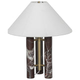 Medici Table Lamp, Merlot Marble by Four Hands — PRM_1