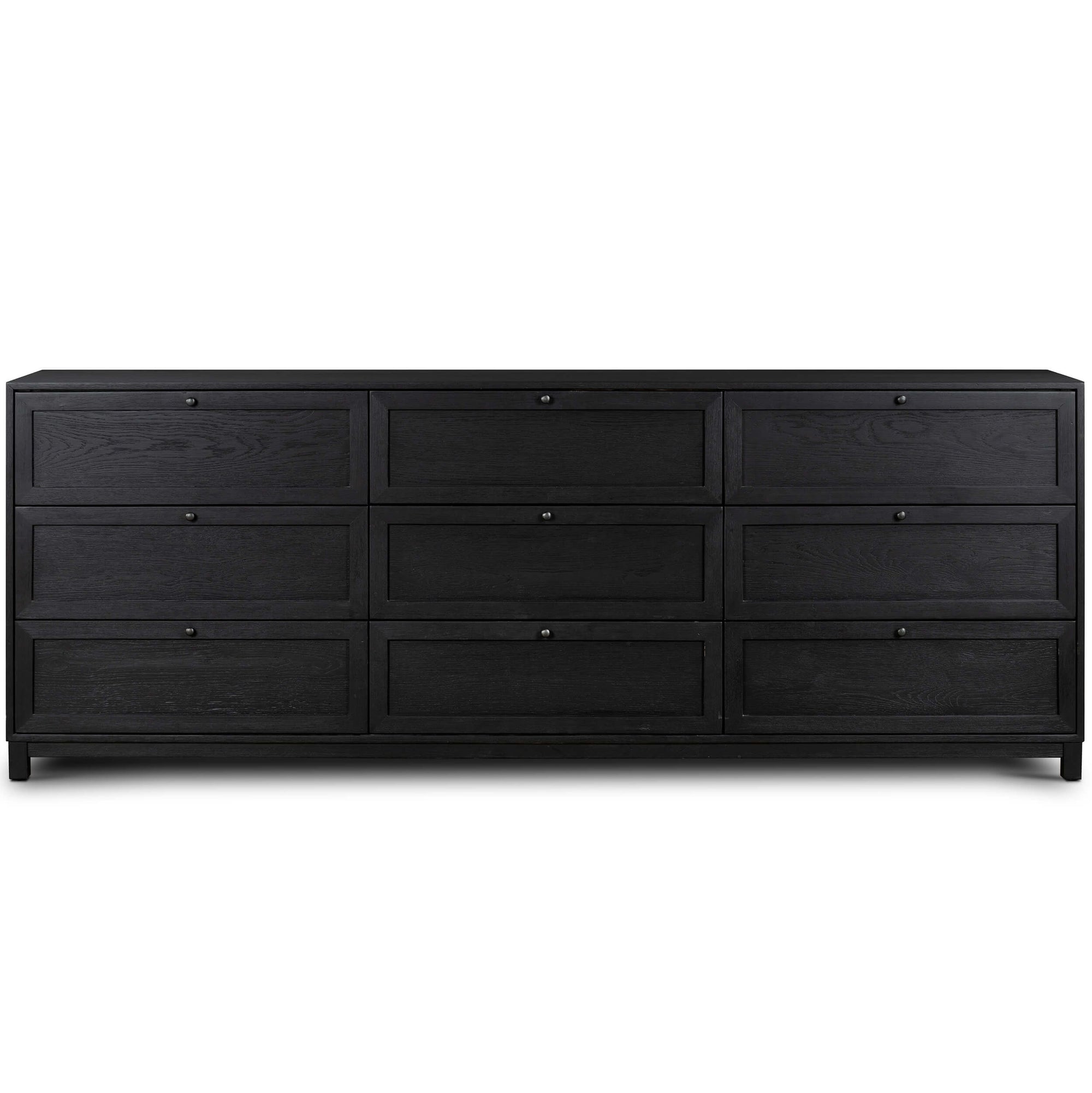 Millie 9 Drawer Dresser, Matte Black by Four Hands High Fashion Home Millie 9 Drawer Dresser, Matte Black by Four Hands High Fashion Home