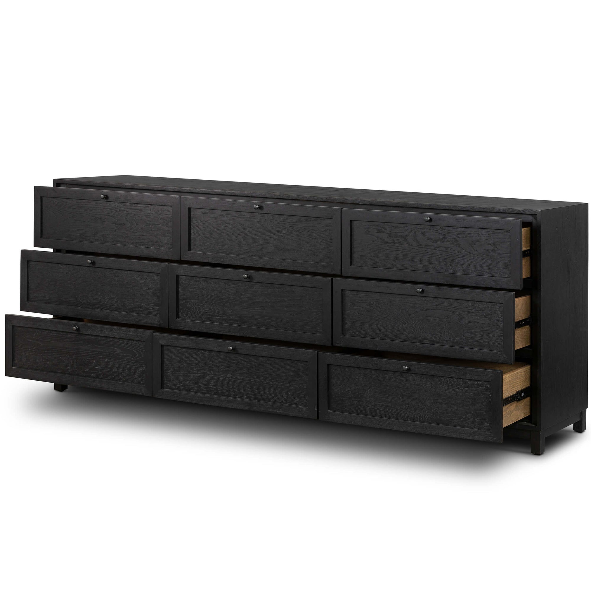 9 drawer dresser black Millie 9 Drawer Dresser, Matte Black by Four Hands – High Fashion Home