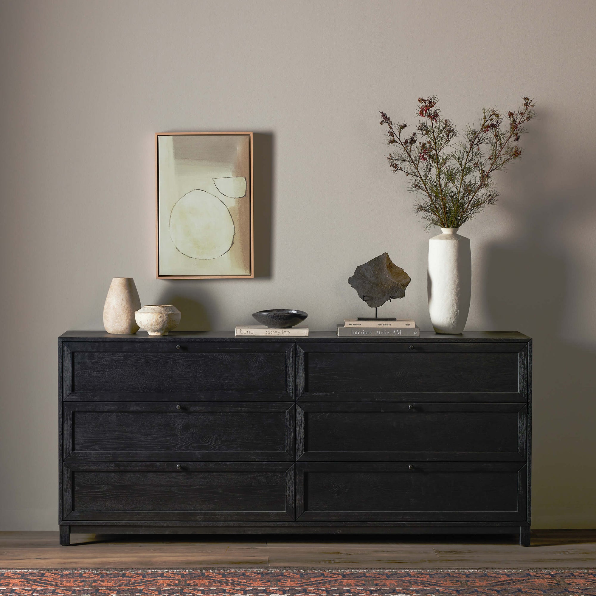 extra long black dresser WONDER COMFORT Black 9-Drawer 11.8 in. W Chest of Drawers Fabric Storage Tower with Steel Frame, Wooden Top TN-9Drw-BK