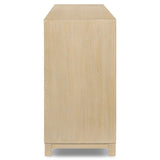Millie 6 Drawer Dresser, Light Bleach