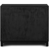 Millie Nightstand, Drifted Matte Black-Furniture - Bedroom-High Fashion Home