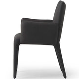 Monza Dining Arm Chair, Heritage Graphite-Furniture - Dining-High Fashion Home