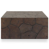 Tomlin Outdoor Coffee Table, Saddle Brown by Four Hands
