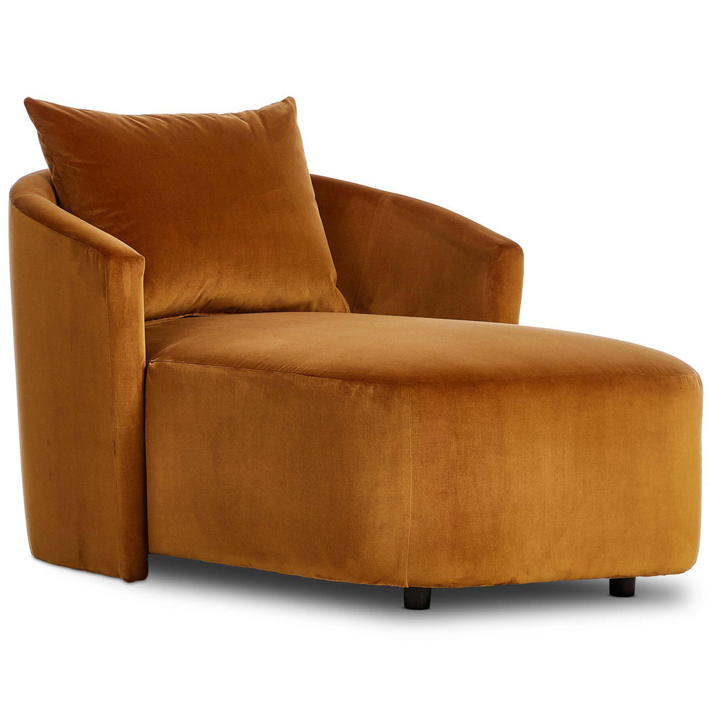 Farrah Chaise, Ingram Ochre-Furniture - Chairs-High Fashion Home