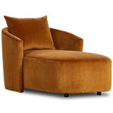 Farrah Chaise, Ingram Ochre-Furniture - Chairs-High Fashion Home