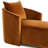 Farrah Chaise, Ingram Ochre-Furniture - Chairs-High Fashion Home