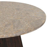 Brisa Round Dining Table, Dune Onyx-Furniture - Dining-High Fashion Home