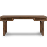 Covington Desk, Matte Brown-Furniture - Office-High Fashion Home
