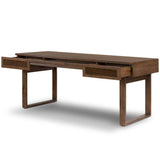 Covington Desk, Matte Brown-Furniture - Office-High Fashion Home