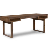 Covington Desk, Matte Brown-Furniture - Office-High Fashion Home
