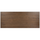 Covington Rectangular Dining Table, Matte Brown-Furniture - Dining-High Fashion Home