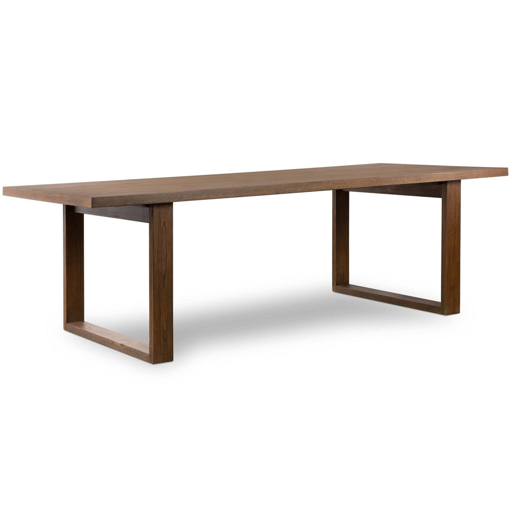 Covington Rectangular Dining Table, Matte Brown-Furniture - Dining-High Fashion Home