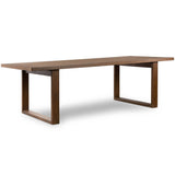 Covington Rectangular Dining Table, Matte Brown-Furniture - Dining-High Fashion Home