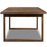 Covington Rectangular Dining Table, Matte Brown-Furniture - Dining-High Fashion Home