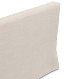 Daphne Slipcover Twin Bed, Savoy Parchment by Four Hands