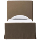 Daphne Slipcover Twin Bed, Savoy Coffee by Four Hands