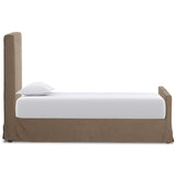 Daphne Slipcover Twin Bed, Savoy Coffee by Four Hands