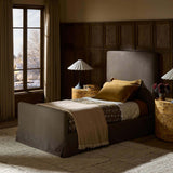 Daphne Slipcover Twin Bed, Savoy Coffee by Four Hands